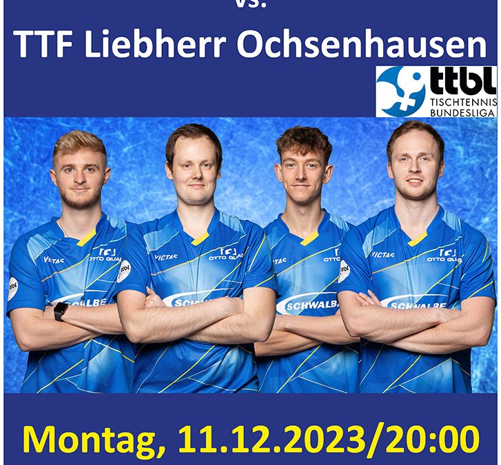 Nachholspiel gegen TTF Ochsenhausen