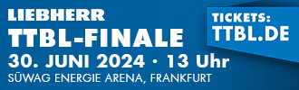 TTBL Finale wieder in der Süwag Energie Arena