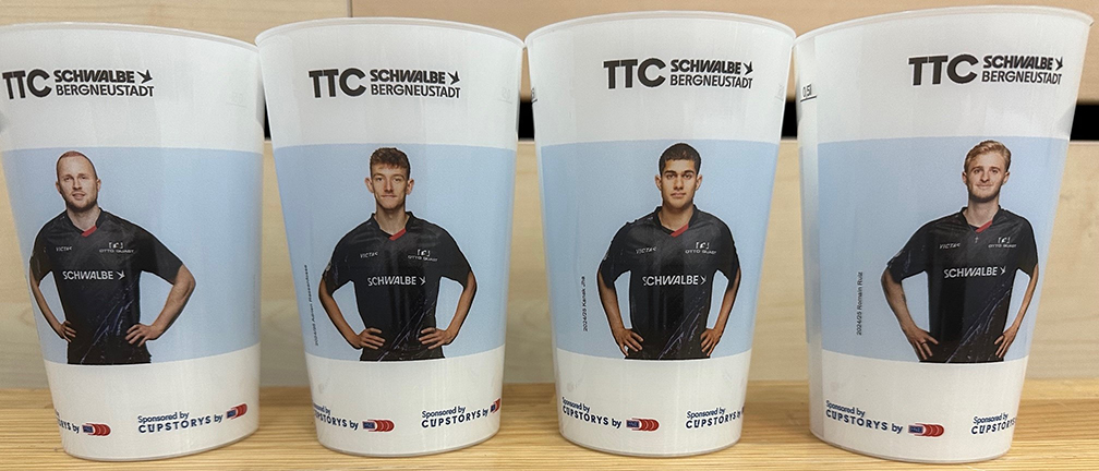 Uns gibt´s auch als Mehrweg-Becher