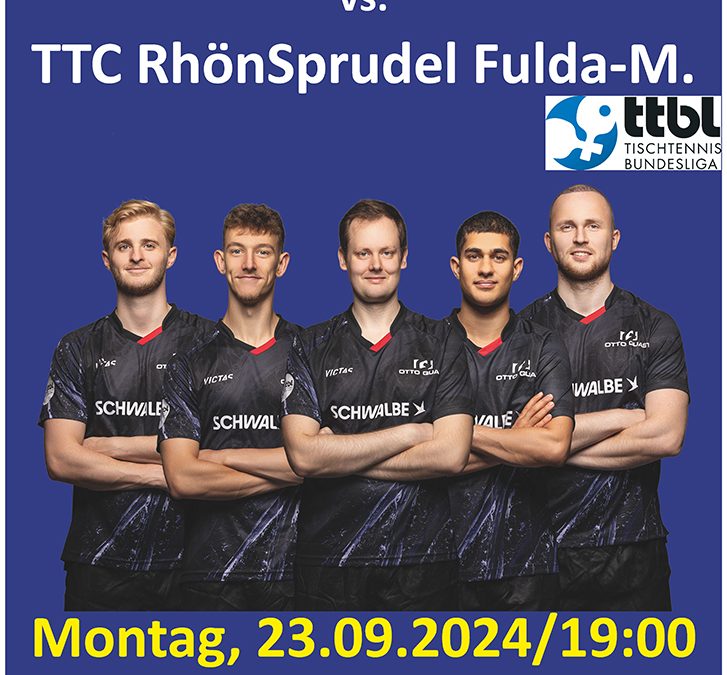 TTC Fulda mit Dima Ovtcharov in der Burstenhalle