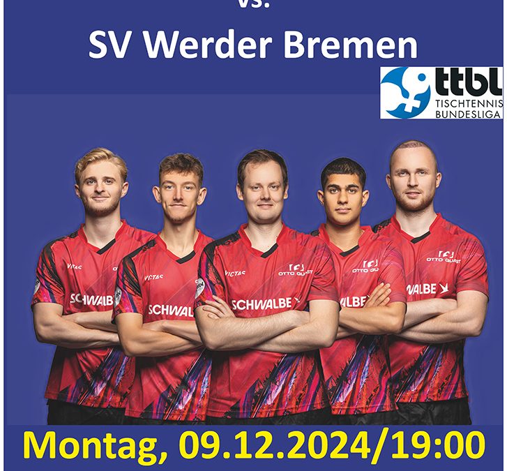 SV Werder Bremen kommt am 9.12.2024