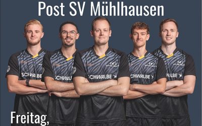 Championsleague-Teilnehmer in der Burstenhalle