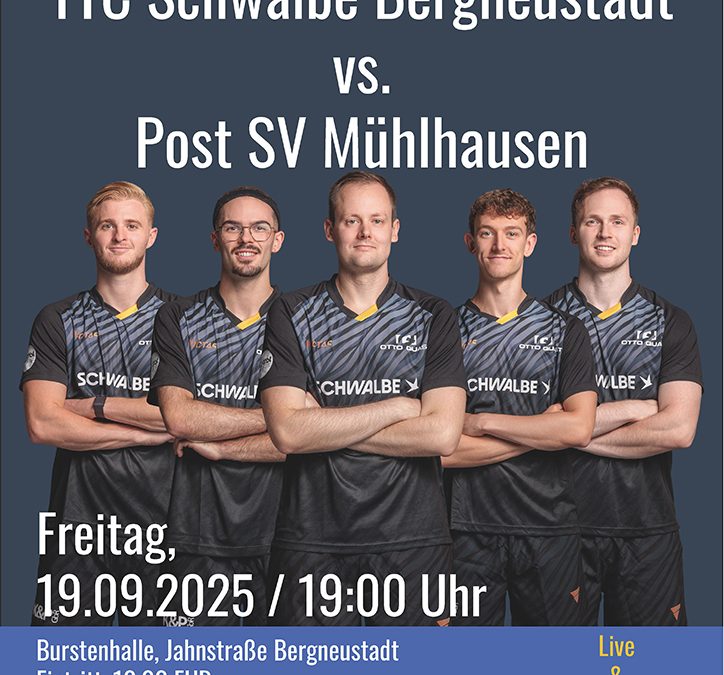 Championsleague-Teilnehmer in der Burstenhalle
