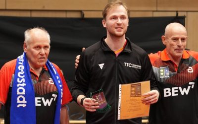Benedikt Duda ist Ping-Pong-Parkinson-Botschafter